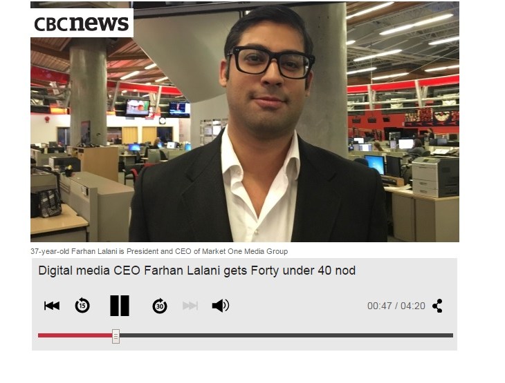 Story of Digital media CEO Farhan Lalani | CBC News