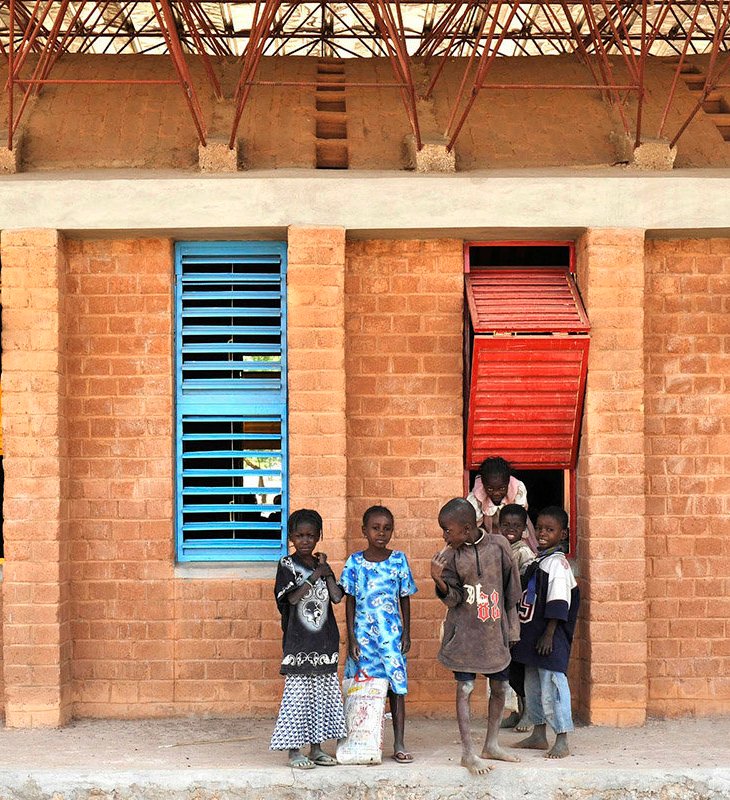 The library at the Gando school, which accommodates 900 students. Francis Kéré’s design approach is now inspiring First World architects eager to tackle problems of sustainability and equity. (Image credit: KÉRÉ ARCHITECTURE)