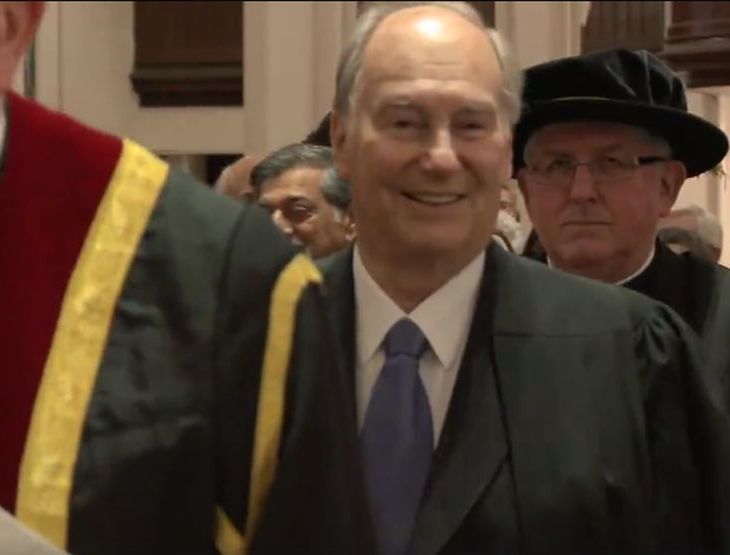 Pontifical Institute for Mediaeval Studies grants Honorary Degree of Doctor of Letters in Mediaeval Studies to Mawlana Hazar Imam