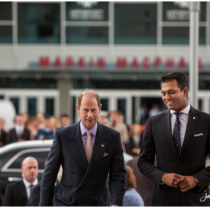 Al-Karim Khimji hosts His Royal Highness Prince Edward The Earl of Wessex for The Duke of Edinburgh's Gold Award Ceremony