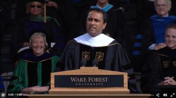 Eboo Patel to Wake Forest Grads: ‘The Only Shame Is in Stagnation’