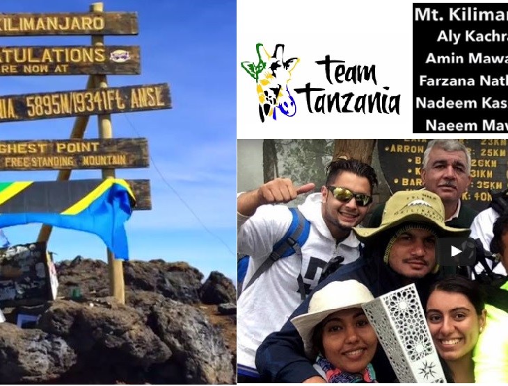 Team Tanzania on their epic trip, taking Fanous to new heights - atop snowy slopes of Uhuru Peak on Mt. Kilimanjaro.
