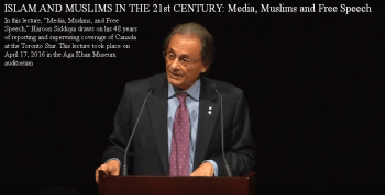 Islam & Muslims in the 21st Century: Media, Muslims and Free Speech - Toronto Star's Haroon Siddiqui's Lecture at the Aga Khan Museum