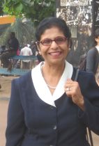 Dilshad Sumar at the Makere University in Kampala