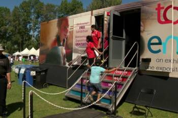 AKFC's ‘Together’ mobile exhibition on global change makes stop in Calgary