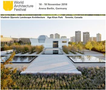 Aga Khan Park by Vladimir Djurovic Landscape Architecture. Photo courtesy of WAF