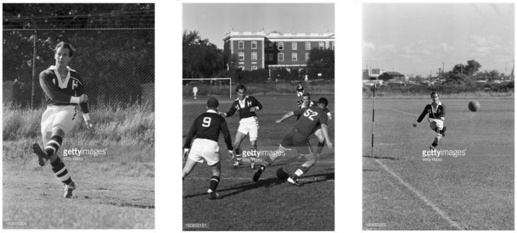 Prince Karim Aga Khan on Harvard's soccer team. (Photo by Willy Rizzo/Paris Match via Getty Images)