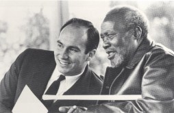 With President Jomo Kenyatta, Nairobi, 1966. Photo: 25 Years in Pictures