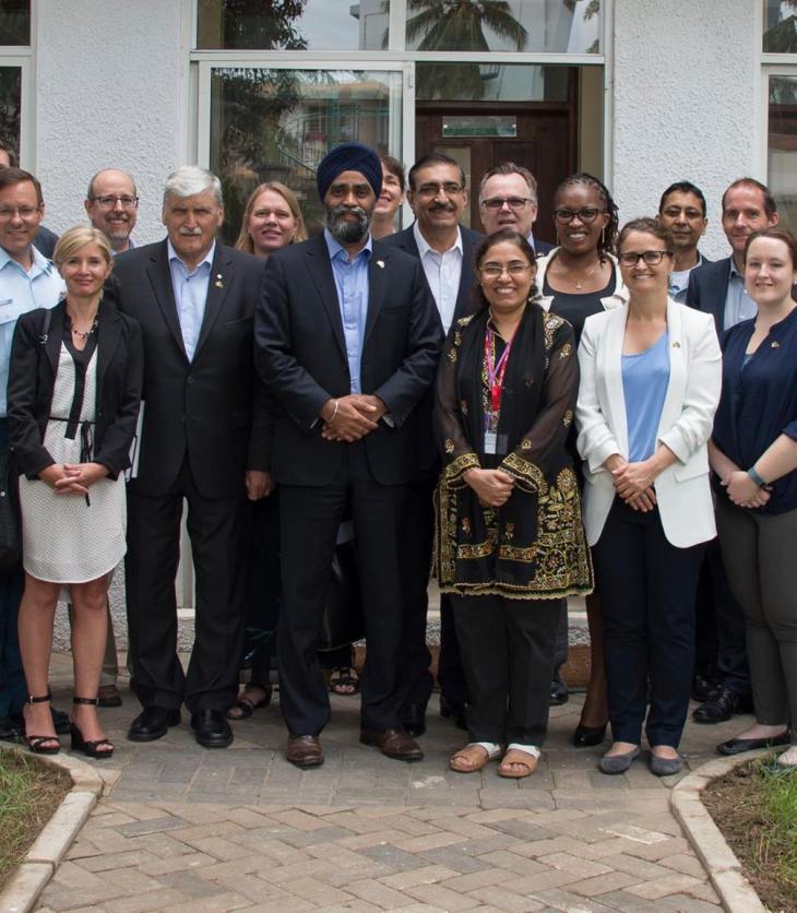 Canadian Minister of National Defence, Harjit Sajjan visits AKDN Institutions in Kenya