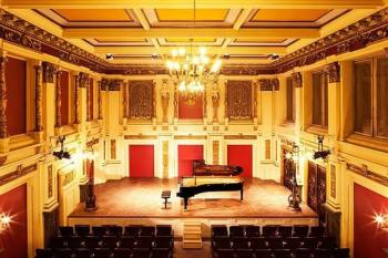 Student Aman Jina performs on piano at Ehrbar Hall, Vienna, and Carnegie Hall, NY
