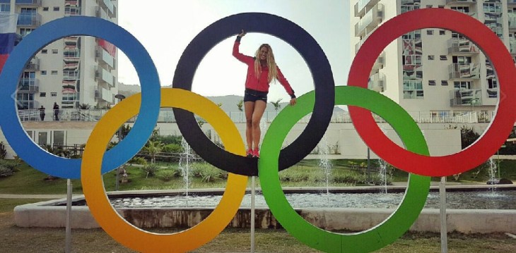 Kenya’s Elite Ismaili swimmer, Talisa Lanoe competing at the 2016 Rio Summer Olympics