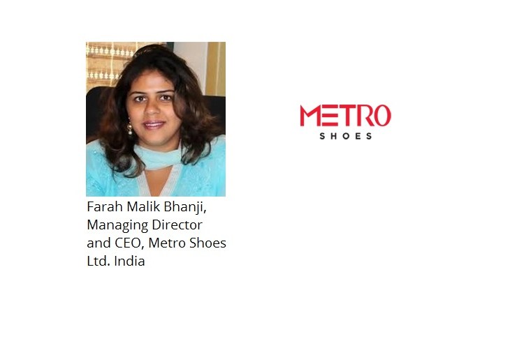 Farah Malik Bhanji Metro Shoes India Logo