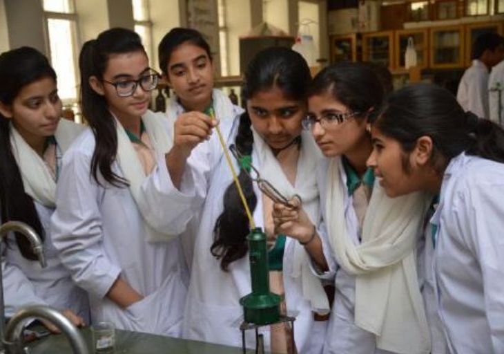 Students at Aga Khan School, Hyderabad