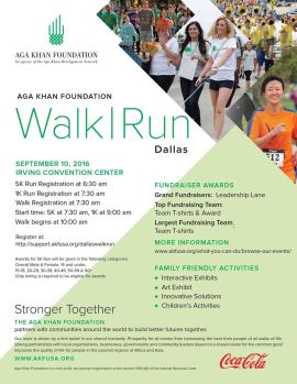 The Aga Khan Foundation Dallas Annual Walk & Run