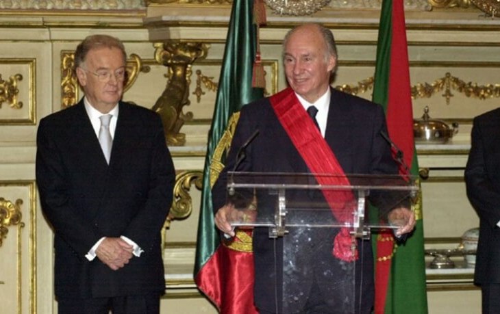 His Highness the Aga Khan speaks after being awarded the Military Order of Christ.