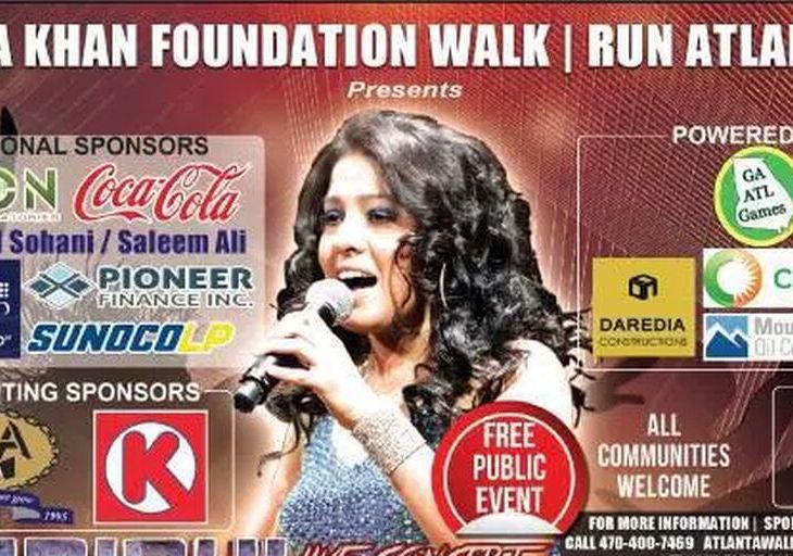 Aga Khan Foundation Atlanta Presents Indian Singer Sunidhi Chauhan Live in Concert on Sunday September 18, 2016