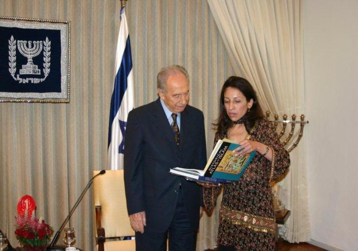 Nur Amersi: A memorable sunday morning in June with Shimon Peres, President of Israel