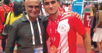 Tawfiq Jamal with dad Azim Jamal