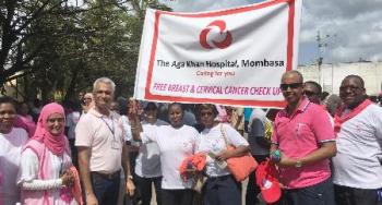 Aga Khan Hospital Mombasa organizes Breast Cancer Awareness Walk | Coastweek
