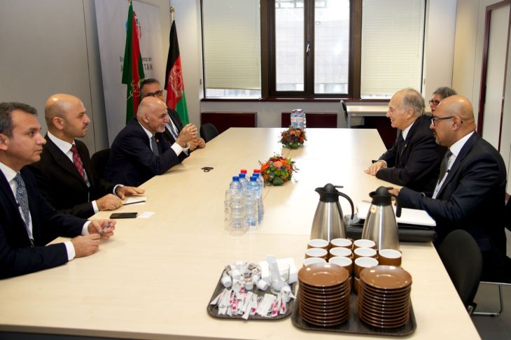 Bilateral meeting: Afghan President and His Highness the Aga Khan | Brussels Conference on Afghanistan (Photos)
