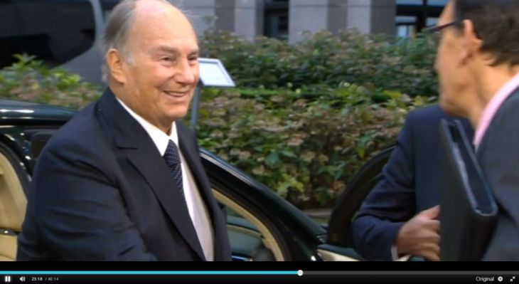 His Highness arrives at the Brussels Conference on Afghanistan