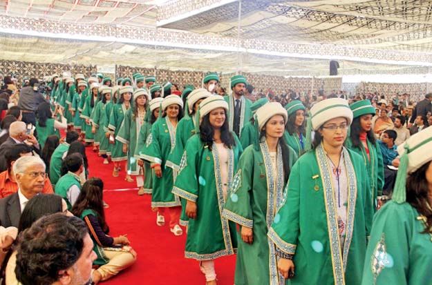 1,382 students awarded degrees at Aga Khan University 29th Convocation. (Image credit: AYESHA MIR/EXPRESS)