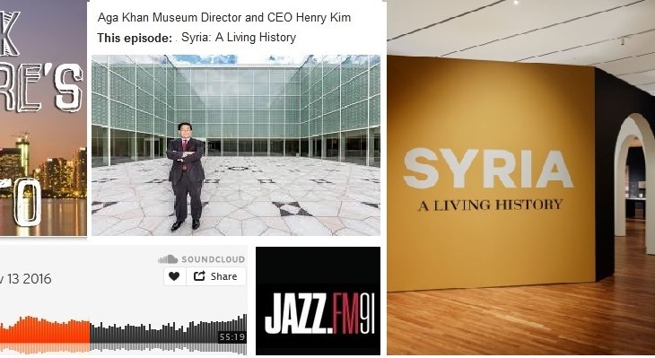 A new exhibit at The Aga Khan Museum seeks to change the conversation on Syria. Syria: A Living History is the latest from the Aga Khan Museum. (Image via Arts Toronto on JAZZ.FM 91)