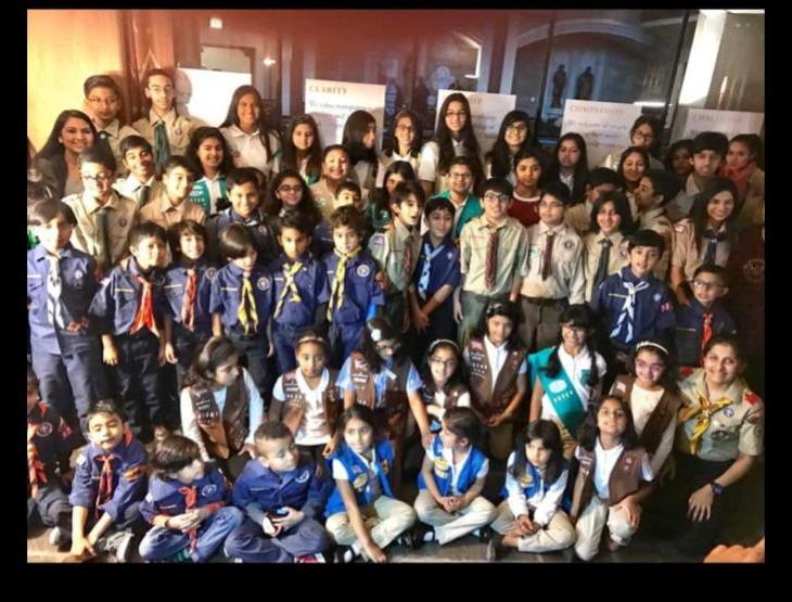 Ismaili Boy and Girl Scouts of Midwestern USA Jamat participates in Interfaith Thanksgiving Service