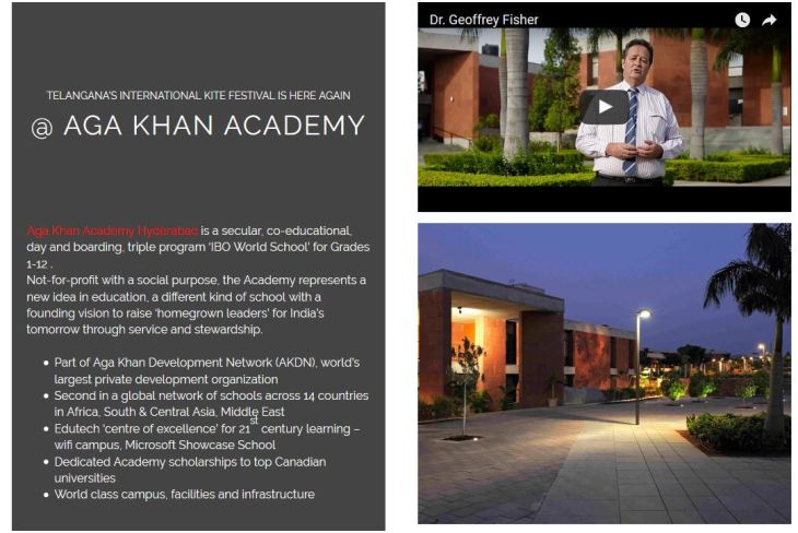 Aga Khan Academy, Hyderabad to host International KITE 2017 Festival – Remote controlled kites to supplement traditionally kites