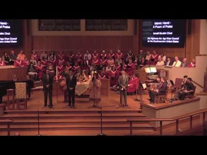 Ismaili Muslim Choir of Houston USA perform at Interfaith Thanksgiving Celebration