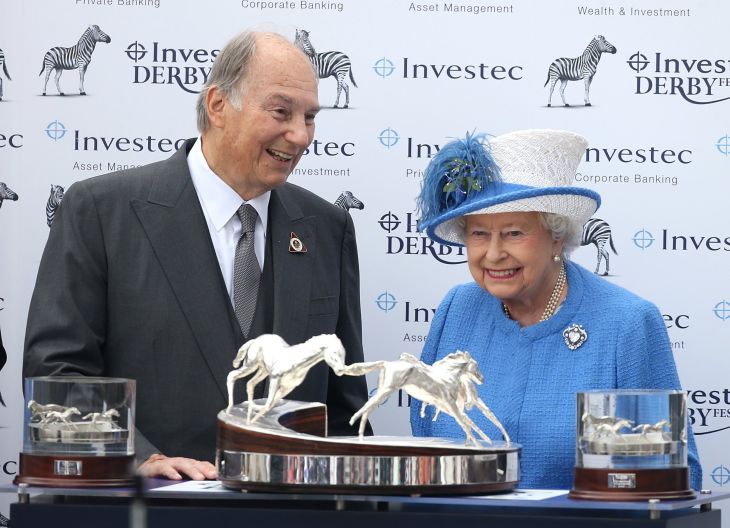 The Aga Khan was styled ‘His Highness’ by the Queen in 1957 (Image credit: Getty)