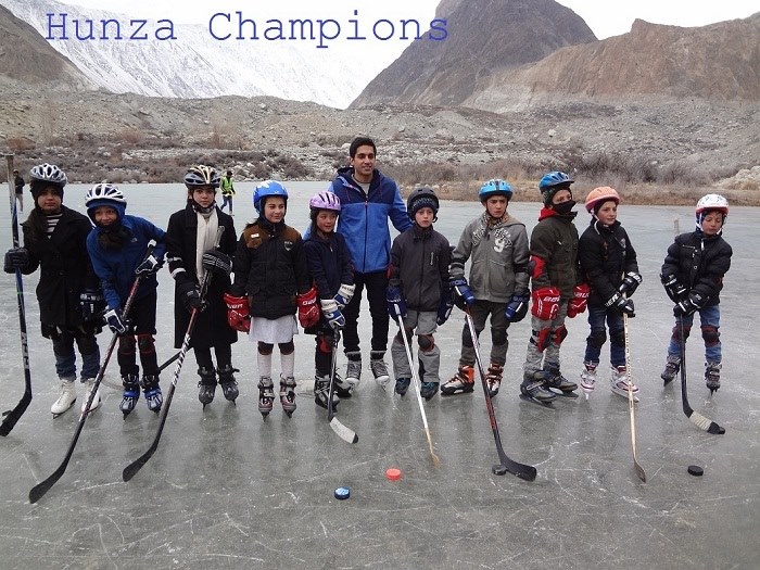 AKYSB Sports Fellowship Coaching Program 2017 in Hunza, with Canadian Hockey Player Omar Kanji