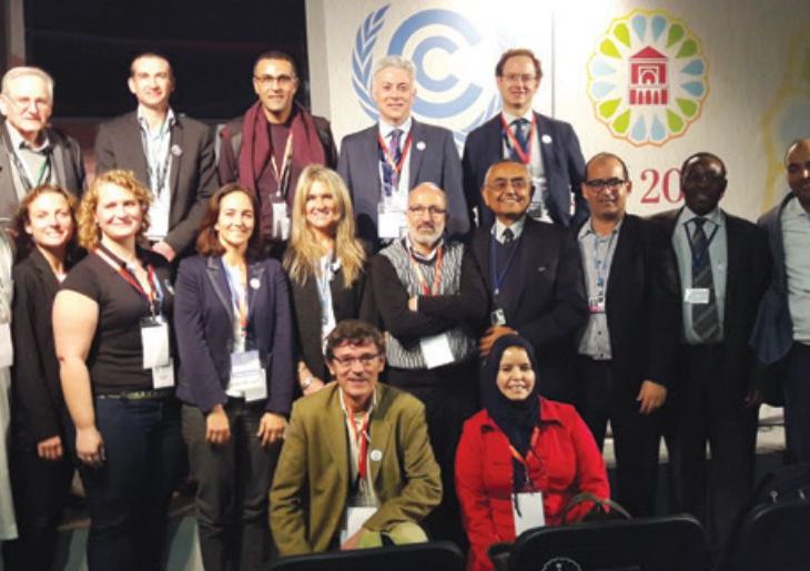 Professor Amir Kassam at the COP22 Climate Change meeting in Marrakech, Morocco