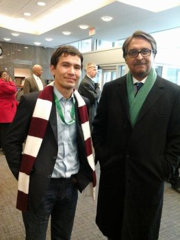 With Pakistani Ambassador Mr.Jalil Abbas Jilani after attending the seminar on 'Pakistan -US relation and Way Forward" at John Hopkins University.