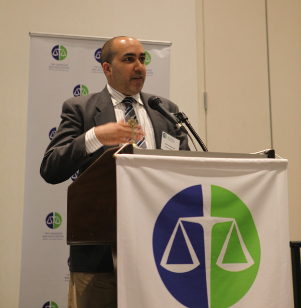 Lawyer Aleem Bharmal awarded President's Medal by Canadian Bar Association BC Branch