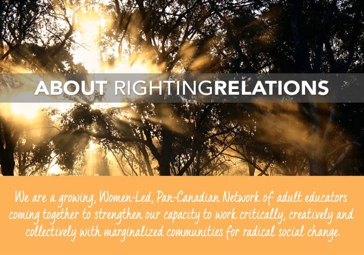 Rehana Tejpar, National Program Facilitator: Righting Relations Initiative for Adult Education for Social Change