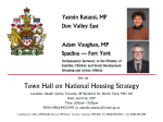 Yasmin Ratansi, MP, co-hosts forum on Canada's National Housing Strategy at the Ismaili Centre, Toronto, April 1, 2017