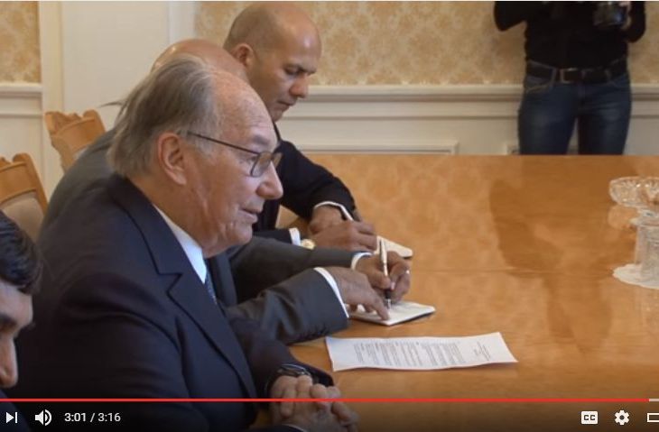 Video: Negotiations between Sergey Lavrov and Karim Aga Khan IV