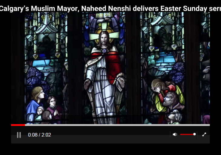 Calgary Mayor Nenshi delivers Easter sermon