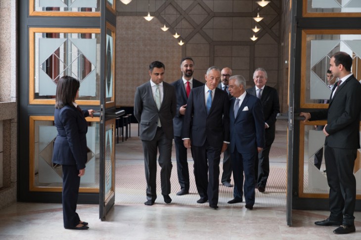 President of the Portuguese Republic, Marcelo Rebelo de Sousa visits the Ismaili Centre Lisbon. (Image credit: Presidência da República Portuguesa)