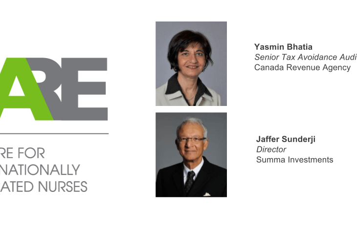 Yasmin Bhatia, Jaffer Sunderji, appointed to the Board of CARE Centre for Internationally Educated Nurses