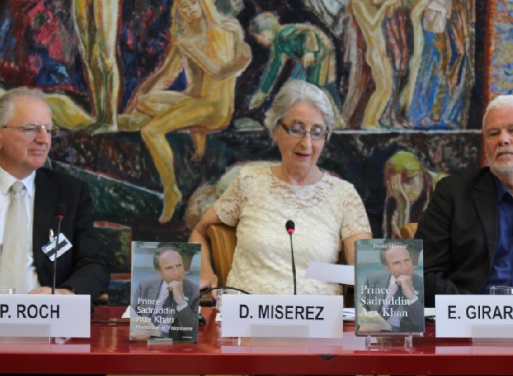 (L-R) Dr. Philippe Roch, Diana Miserez, Edward Girardet (image credit: Anvar Nanji)