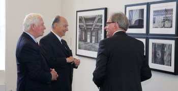 Secretary General John McNee in conversation with His Highness the Aga Khan and His Excellency the Right Honourable David Johnston, Governor General of Canada (Image credit: GCP)