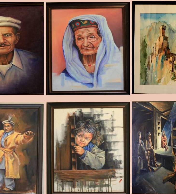 Artist Shahid Ali Qasmi (Hunza)