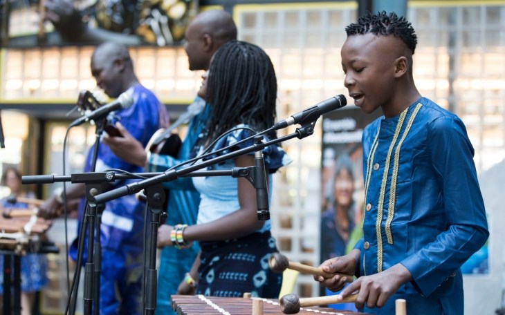 UNHCR and Aga Khan Music Initiative (AKMI) present Malian artists at UN World Refugee Day (Image credit: UNHCR / Susan Hopper via AKDN.org)