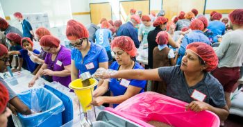 Dallas-Fort Worth Ismaili Muslim community preps 100,000 meals for Harvey victims