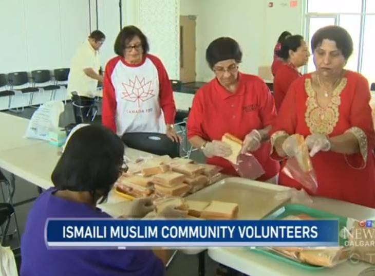 CTV Calgary: Members of Calgary's Ismaili Muslim community feed the hungry