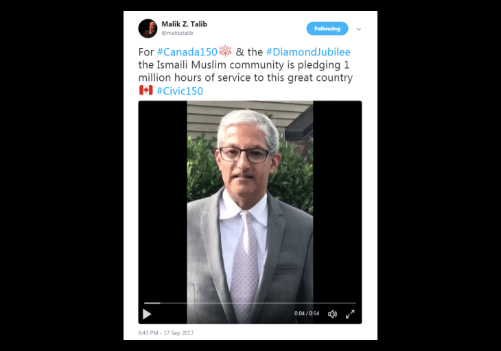 Canadian Ismaili National Council President's Message on Ismaili Civic Day in Canada