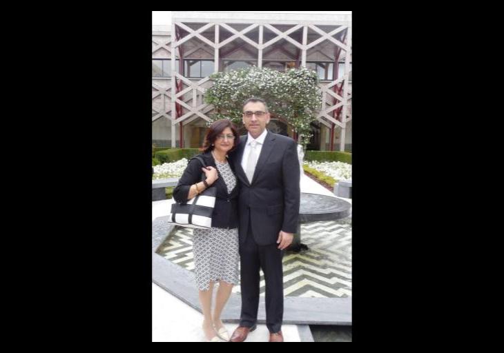 Richad his wife Sairoza Sultan Jessa photo