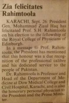 The President and the Physician